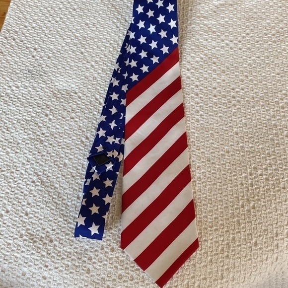 Manzini Neckwear Collection Orange Brown Polyester Men’s Neck Tie Made In China - Picture 6 of 6